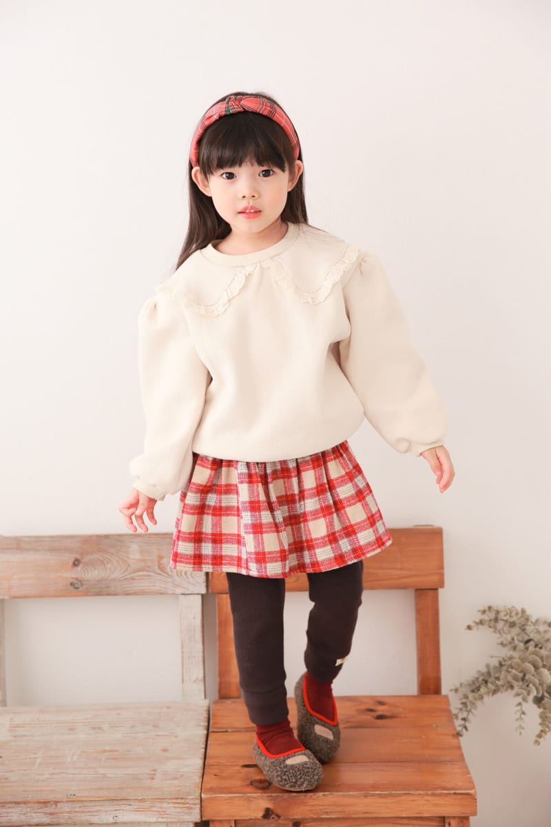 DALLA - Korean Children Fashion - #Kfashion4kids - Signiture Check Skirt - 12