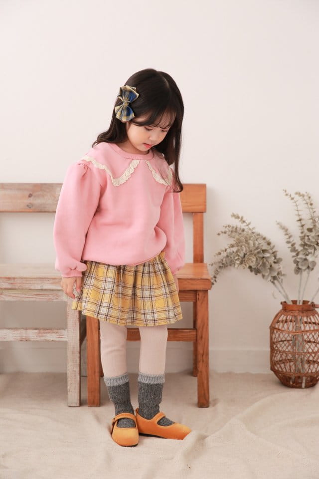 DALLA - Korean Children Fashion - #Kfashion4kids - Signiture Check Skirt - 5