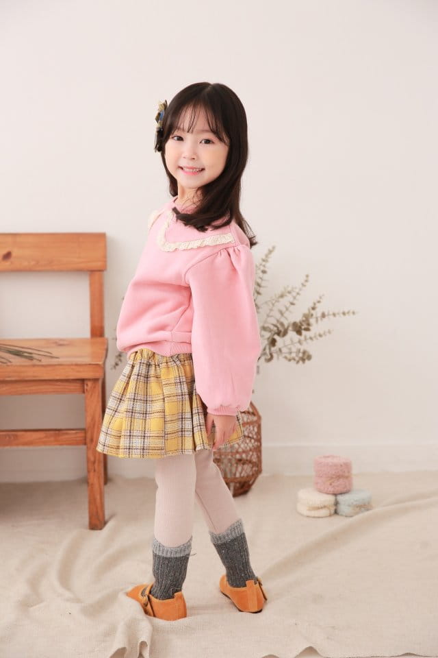 DALLA - Korean Children Fashion - #Kfashion4kids - Signiture Check Skirt - 8