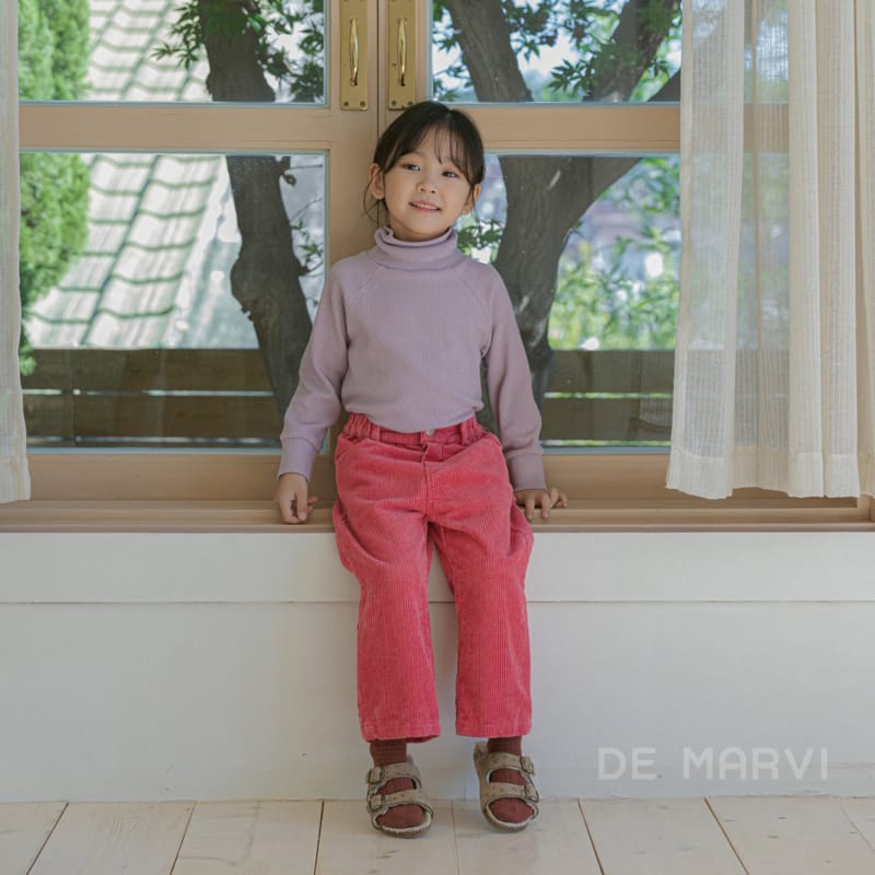 DE MARVI - Korean Children Fashion - #Kfashion4kids - Eyeleet Turtleneck - 12