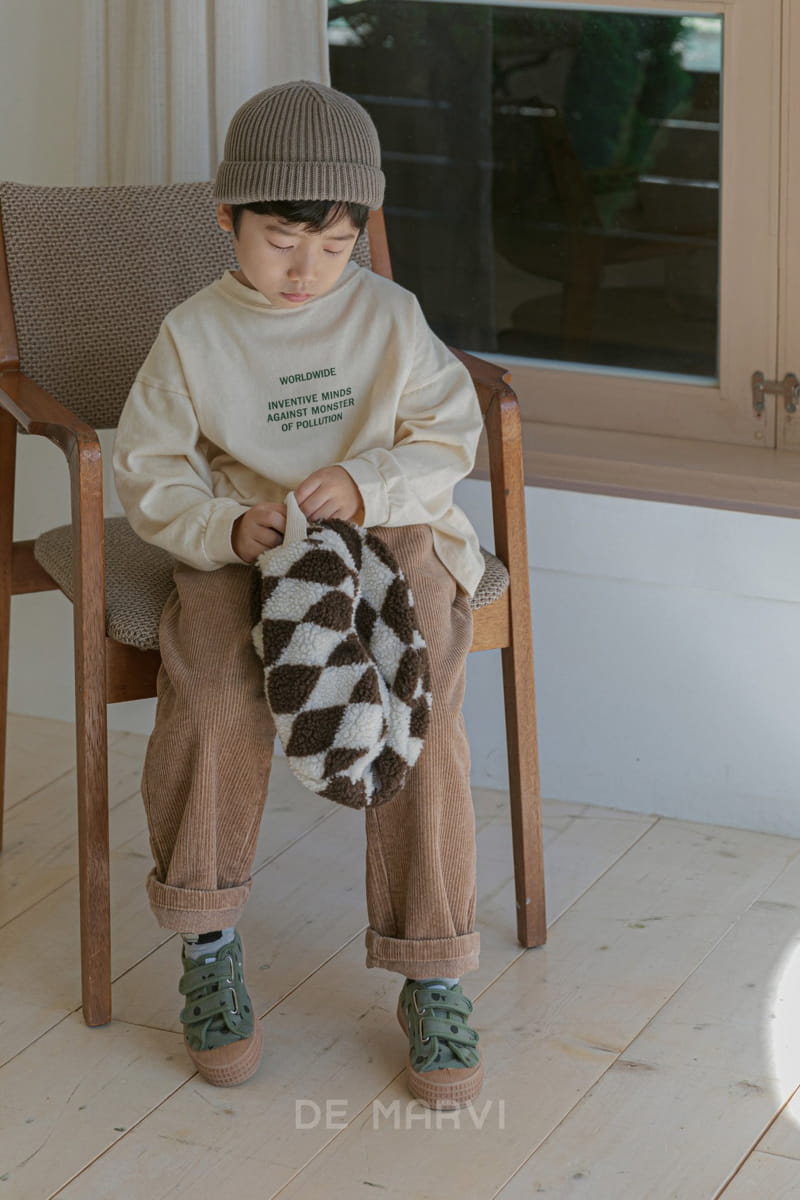 DE MARVI - Korean Children Fashion - #Kfashion4kids - Straight Rib Pants - 2