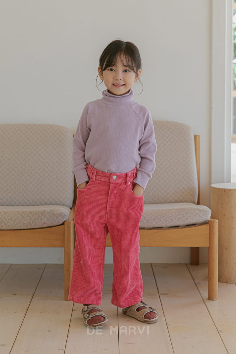 DE MARVI - Korean Children Fashion - #Kfashion4kids - Straight Rib Pants - 3