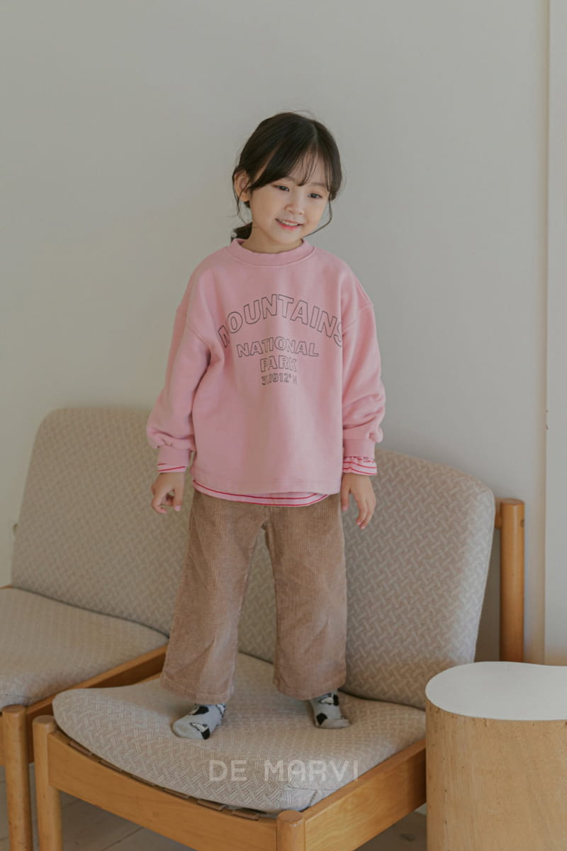 DE MARVI - Korean Children Fashion - #Kfashion4kids - Straight Rib Pants - 8