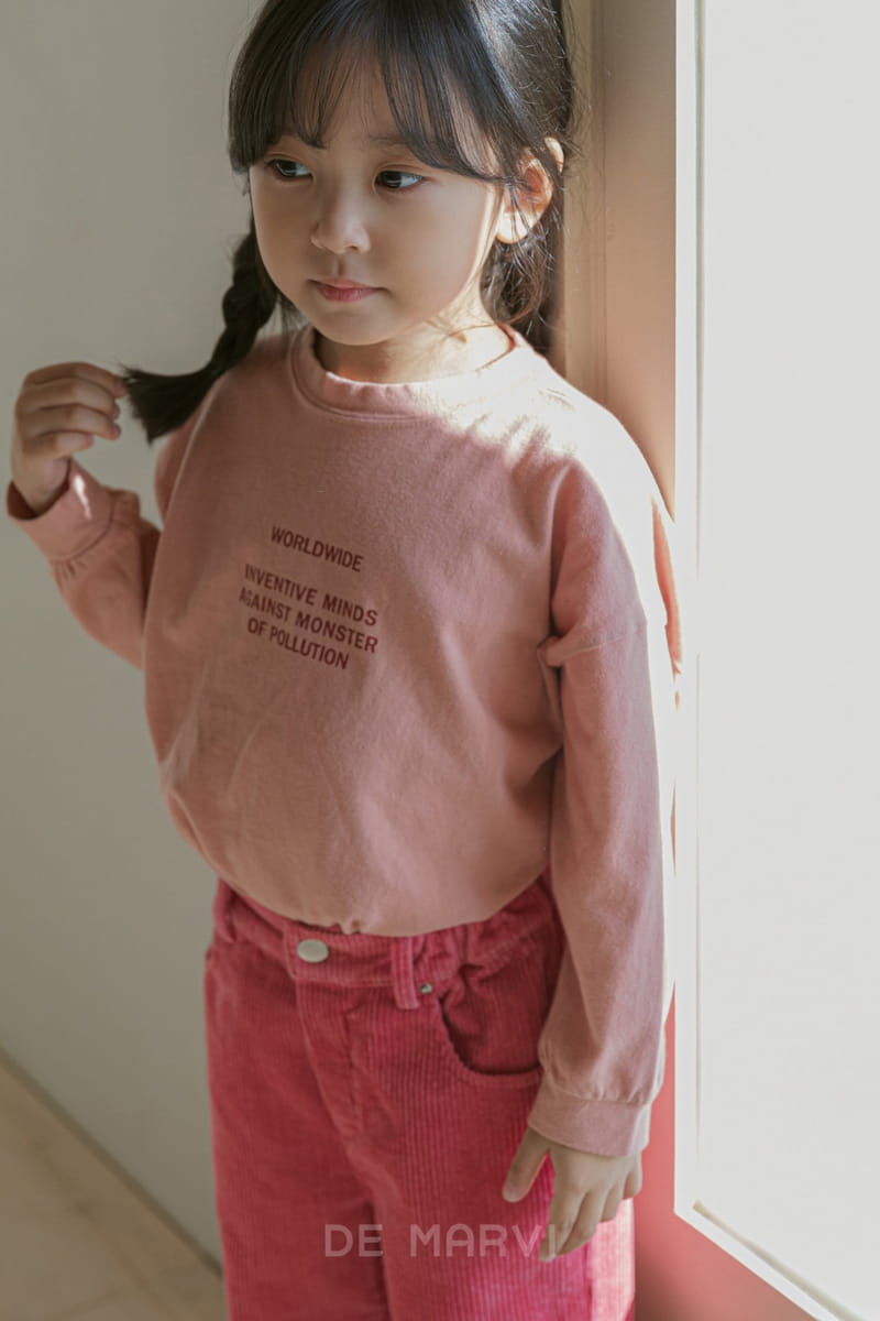 DE MARVI - Korean Children Fashion - #Kfashion4kids - Peach Tee - 4
