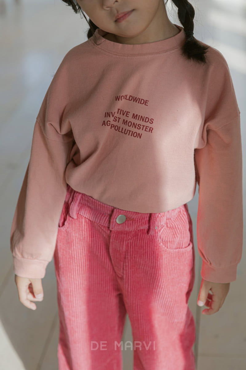 DE MARVI - Korean Children Fashion - #Kfashion4kids - Peach Tee - 5