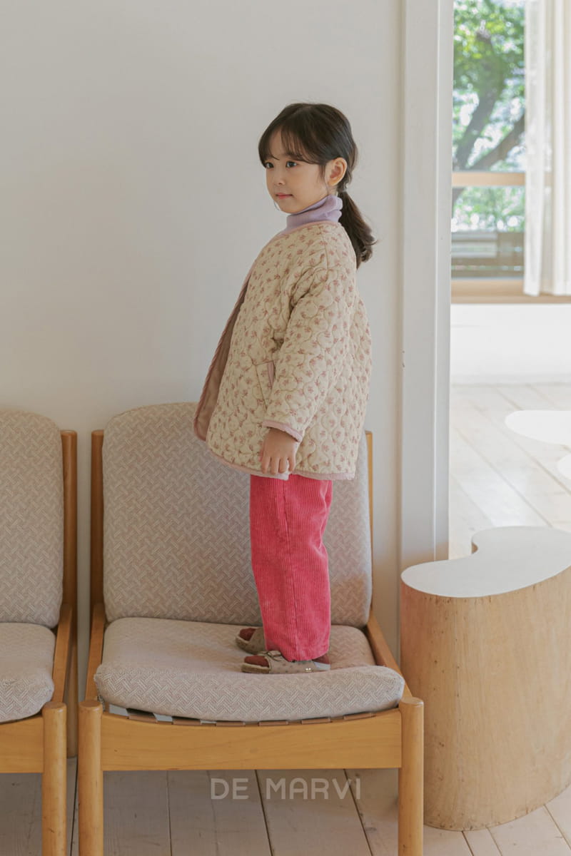 DE MARVI - Korean Children Fashion - #Kfashion4kids - Flower Quilting Jumper - 12