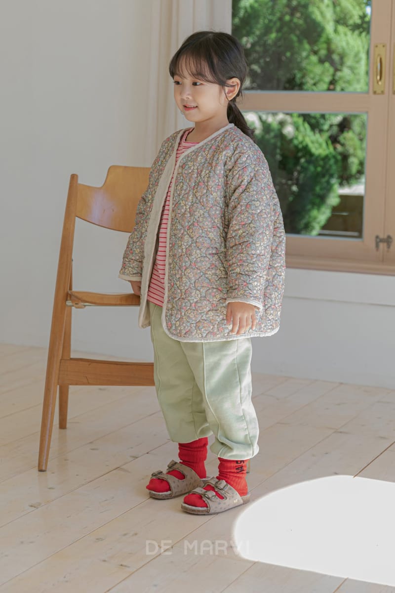 DE MARVI - Korean Children Fashion - #Kfashion4kids - Flower Quilting Jumper - 4