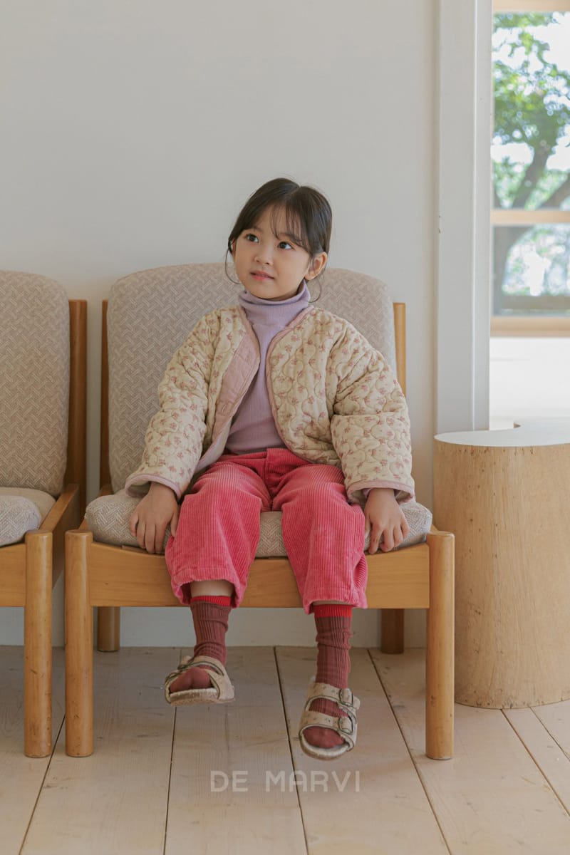 DE MARVI - Korean Children Fashion - #Kfashion4kids - Flower Quilting Jumper - 7