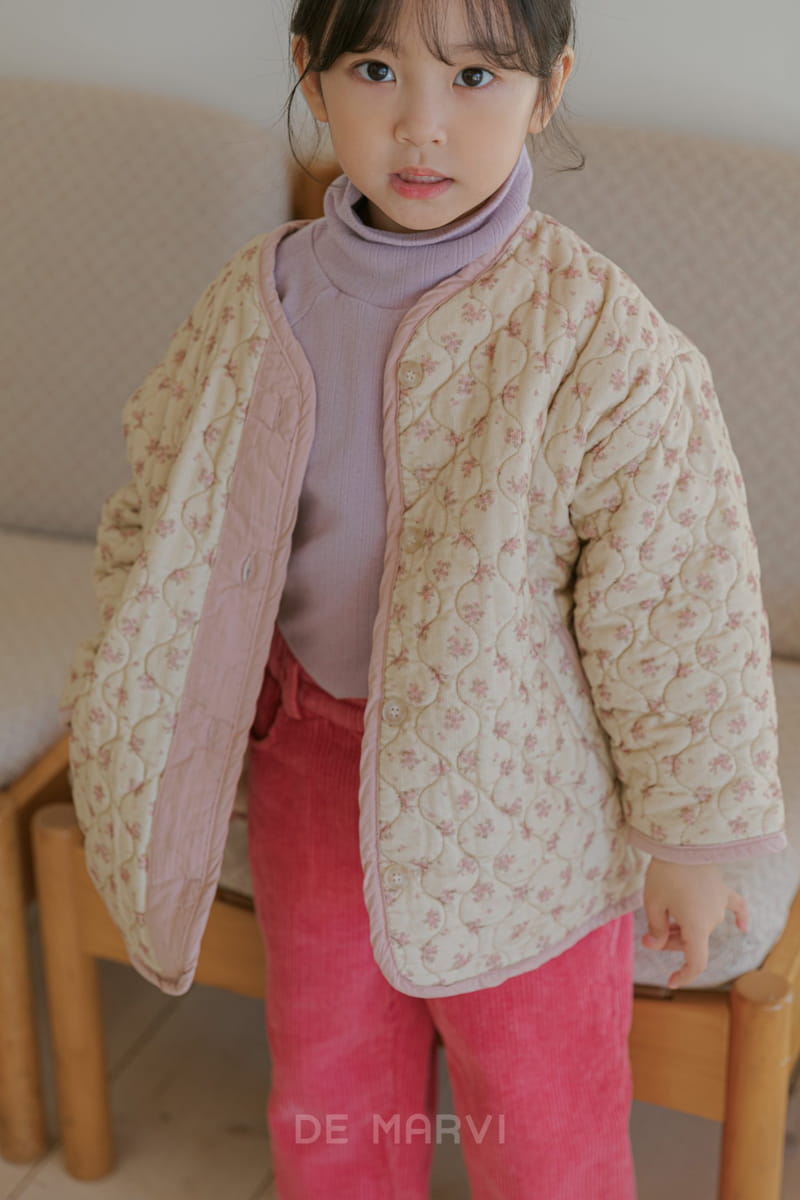 DE MARVI - Korean Children Fashion - #Kfashion4kids - Flower Quilting Jumper - 8
