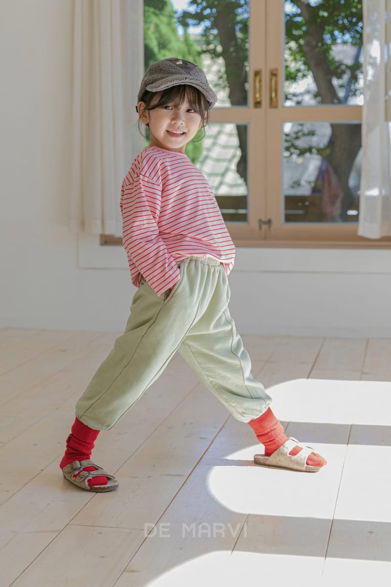 DE MARVI - Korean Children Fashion - #Kfashion4kids - Basic Stripes Tee - 3