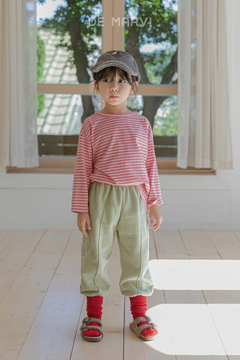 DE MARVI - Korean Children Fashion - #Kfashion4kids - Basic Stripes Tee - 5