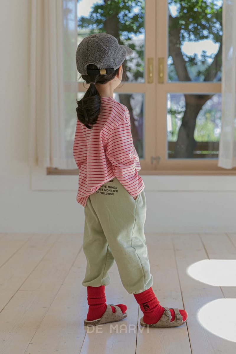 DE MARVI - Korean Children Fashion - #Kfashion4kids - Basic Stripes Tee - 6