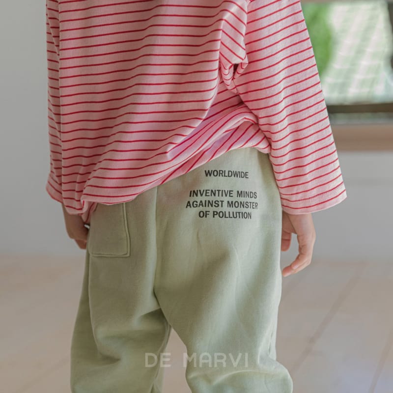 DE MARVI - Korean Children Fashion - #Kfashion4kids - Basic Stripes Tee - 7