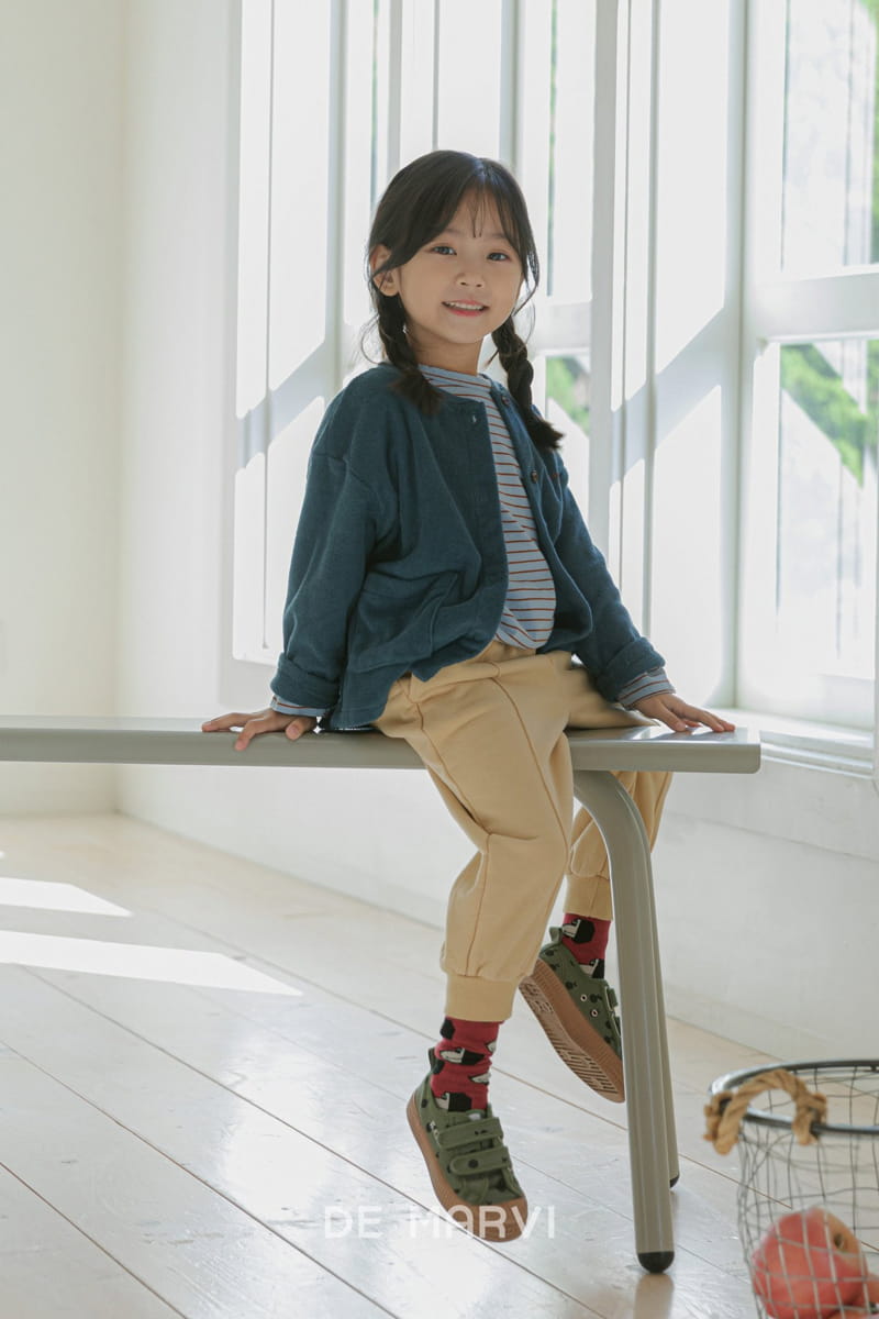 DE MARVI - Korean Children Fashion - #Kfashion4kids - Basic Stripes Tee - 8