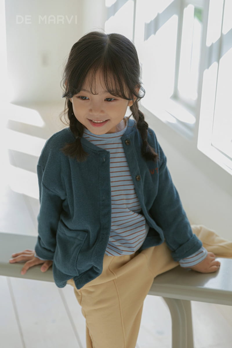 DE MARVI - Korean Children Fashion - #Kfashion4kids - Basic Stripes Tee - 9