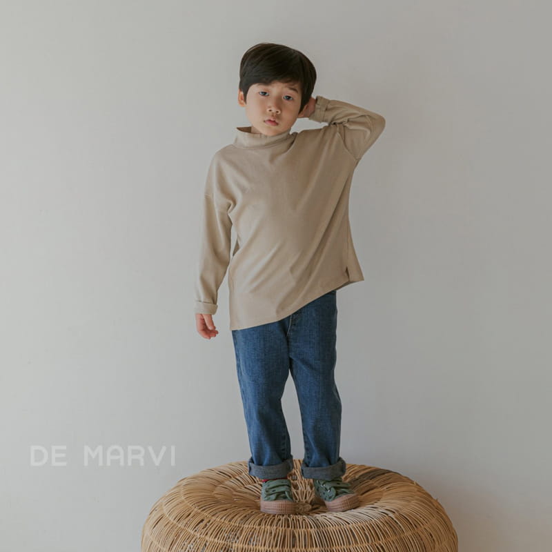 DE MARVI - Korean Children Fashion - #Kfashion4kids - Mil Denim Pants - 2