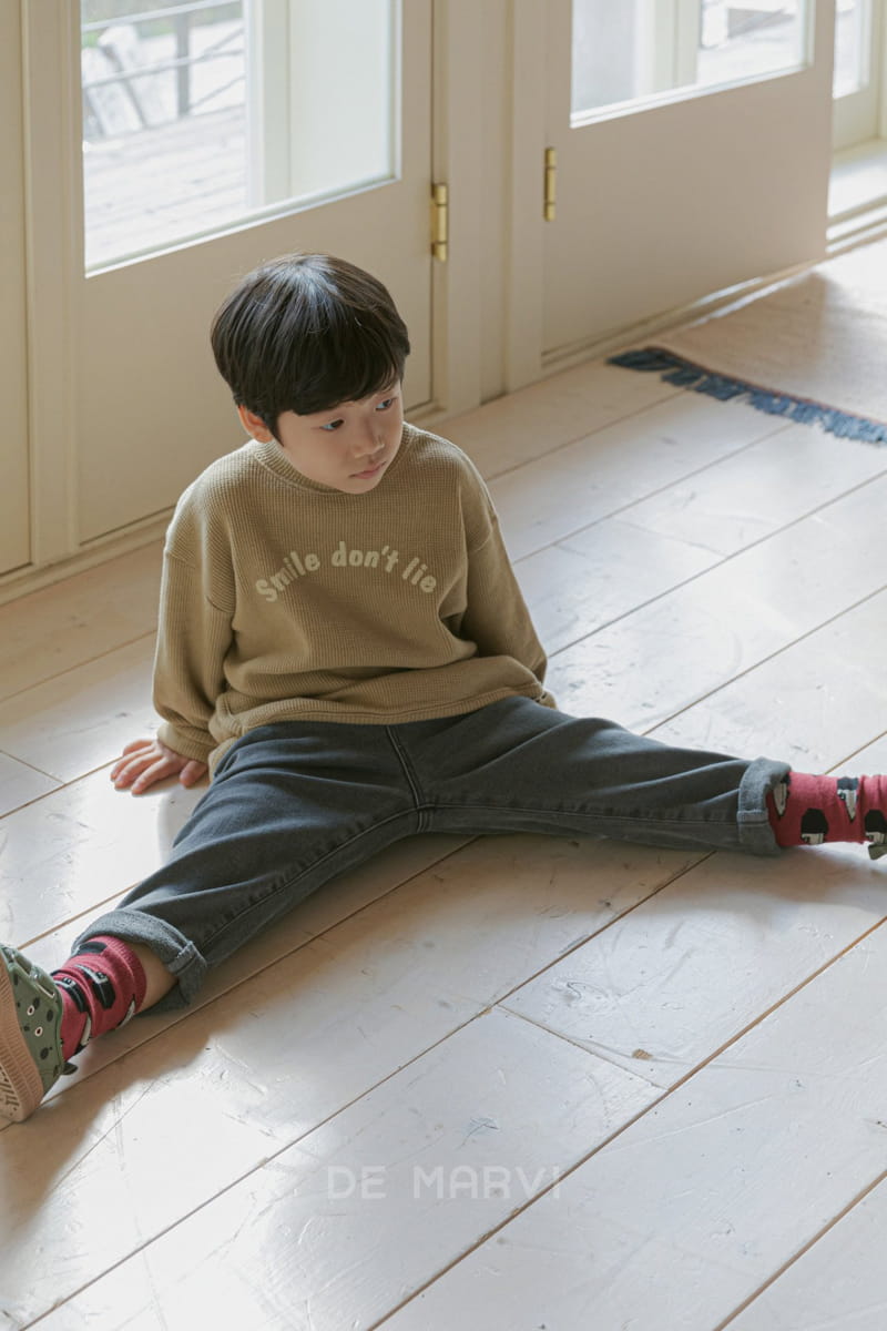 DE MARVI - Korean Children Fashion - #Kfashion4kids - Mil Denim Pants - 3
