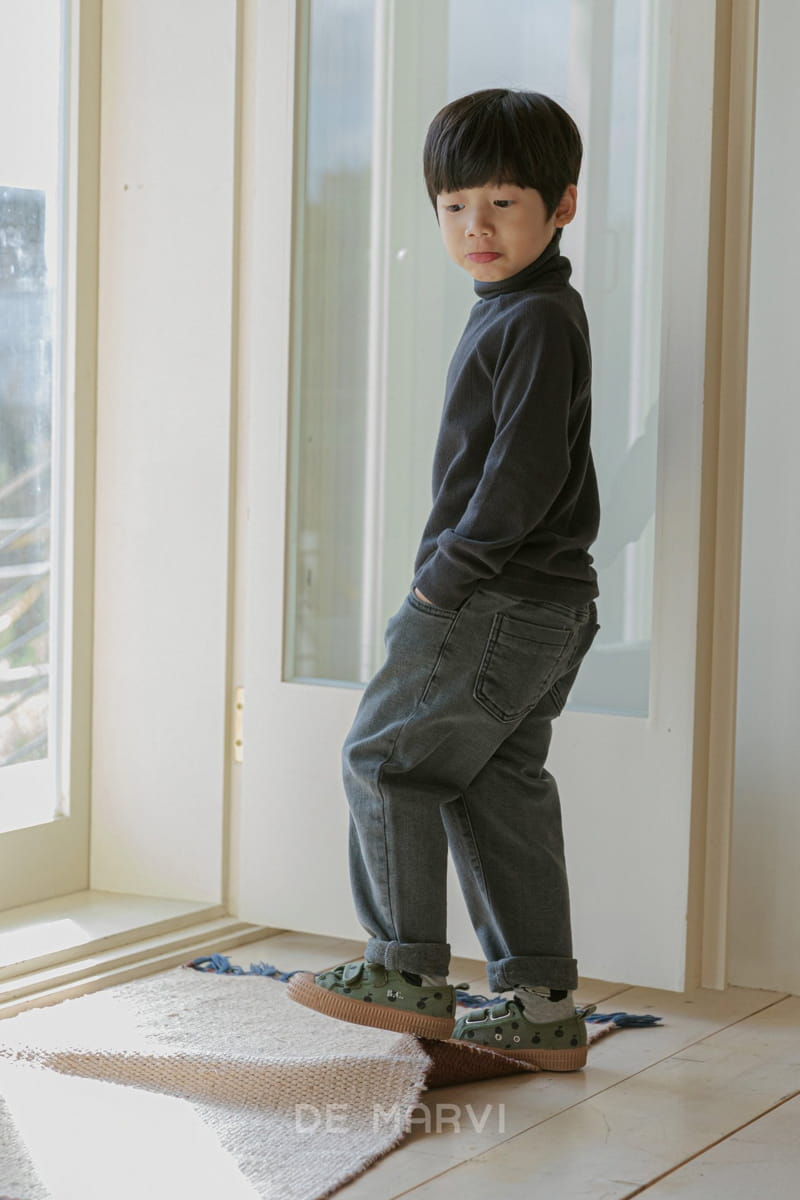 DE MARVI - Korean Children Fashion - #Kfashion4kids - Mil Denim Pants - 6