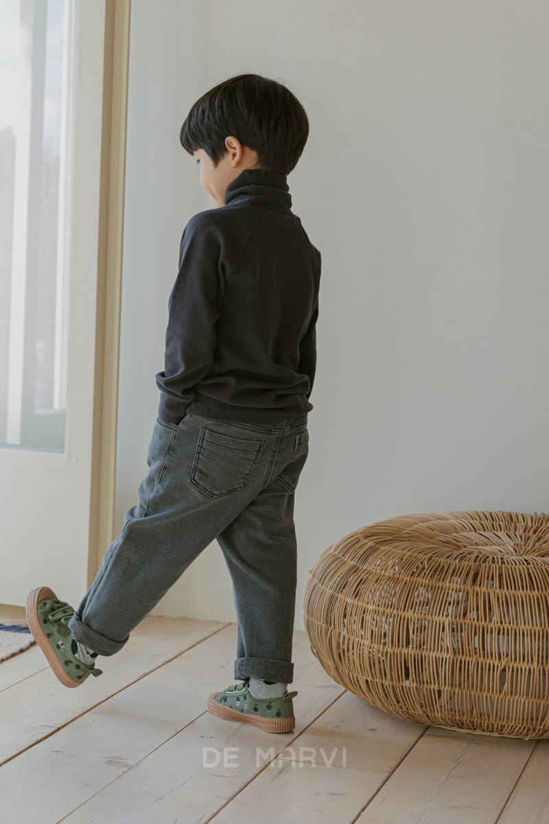DE MARVI - Korean Children Fashion - #Kfashion4kids - Mil Denim Pants - 8