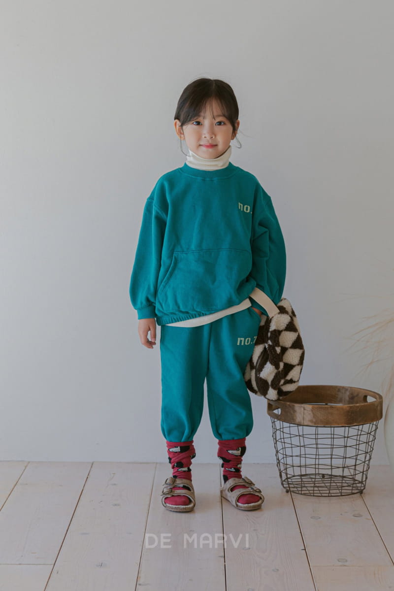 DE MARVI - Korean Children Fashion - #Kfashion4kids - Seven Fleece Sweatshirt - 2