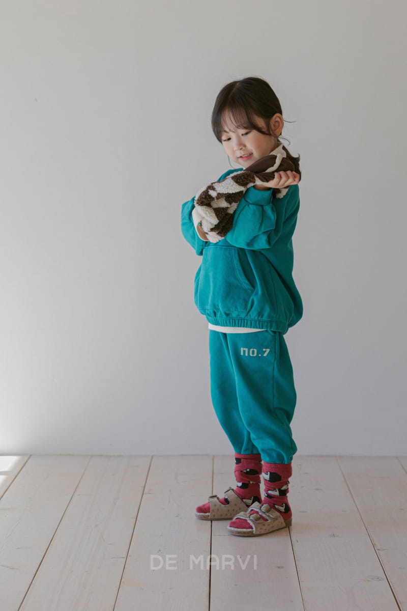 DE MARVI - Korean Children Fashion - #Kfashion4kids - Seven Fleece Sweatshirt - 4