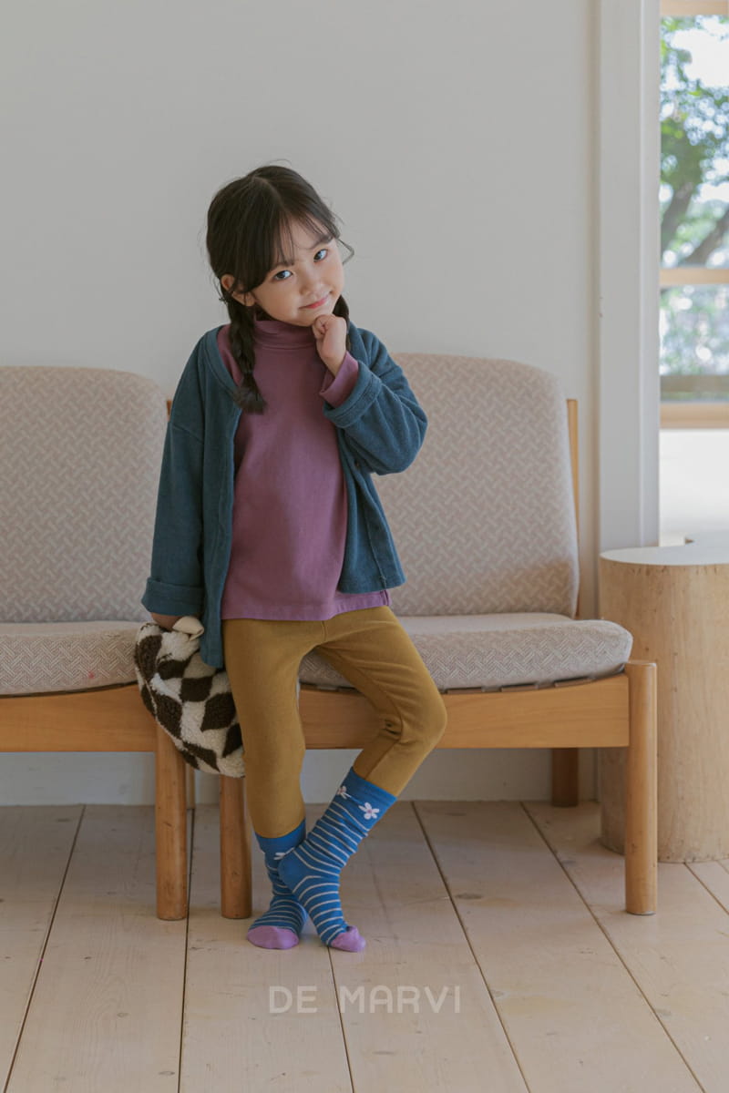 DE MARVI - Korean Children Fashion - #Kfashion4kids - Fleece Leggings - 4