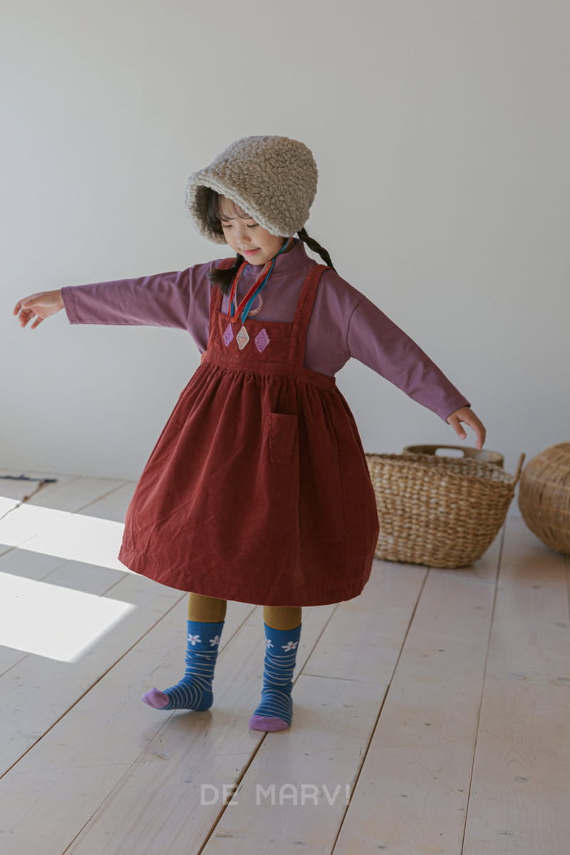 DE MARVI - Korean Children Fashion - #Kfashion4kids - Half Neck Tee - 11