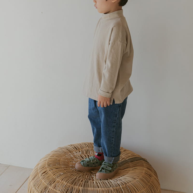 DE MARVI - Korean Children Fashion - #Kfashion4kids - Half Neck Tee - 3