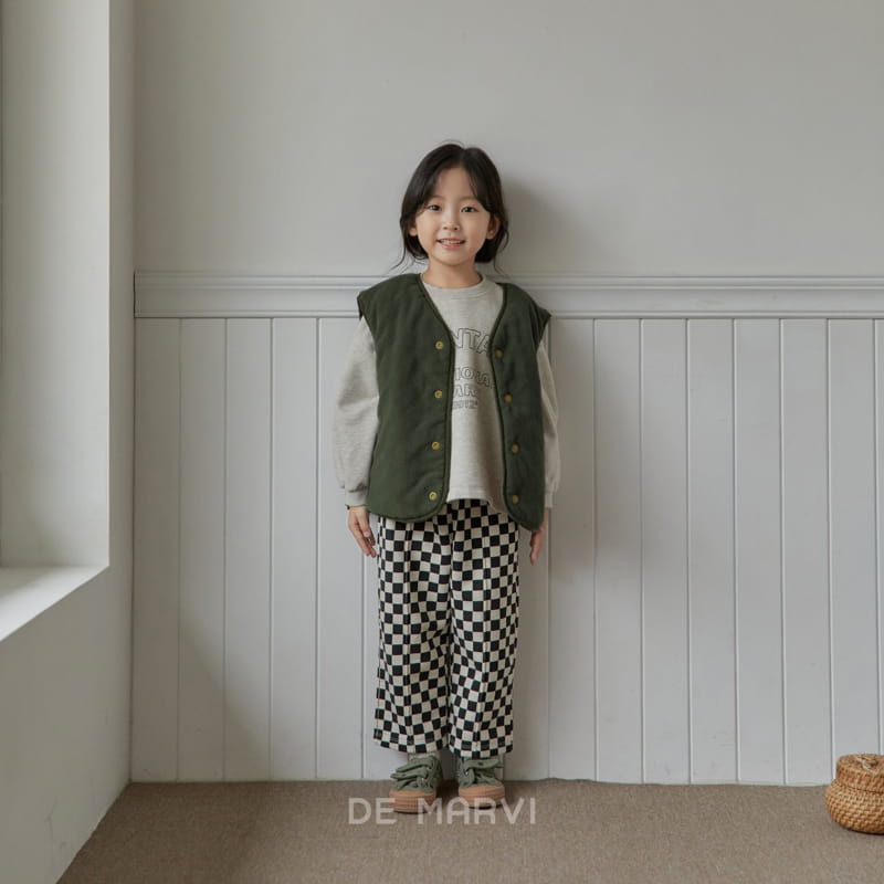DE MARVI - Korean Children Fashion - #Kfashion4kids - Check Pants