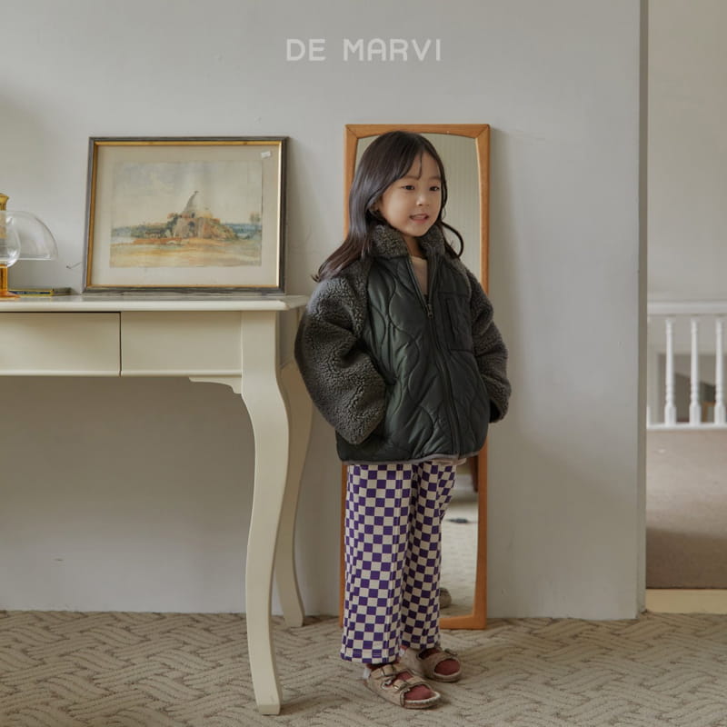 DE MARVI - Korean Children Fashion - #Kfashion4kids - Check Pants - 10