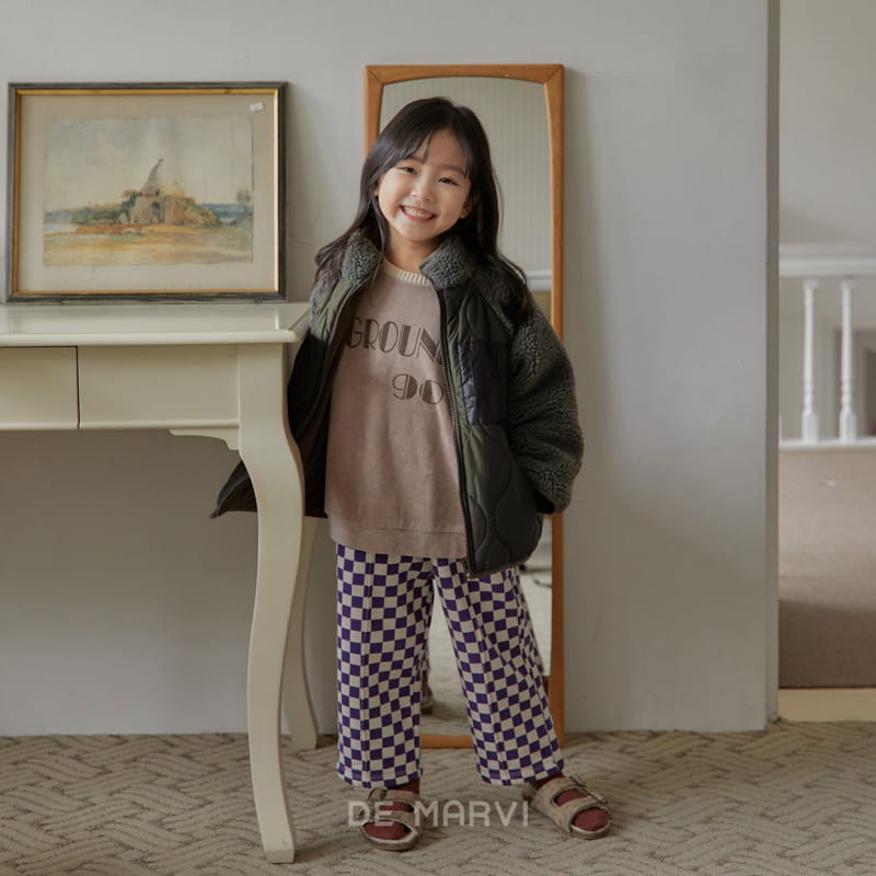 DE MARVI - Korean Children Fashion - #Kfashion4kids - Check Pants - 12