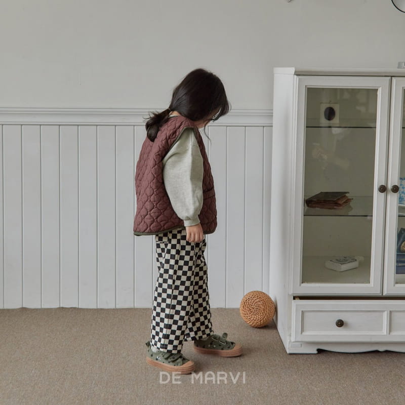 DE MARVI - Korean Children Fashion - #Kfashion4kids - Check Pants - 6