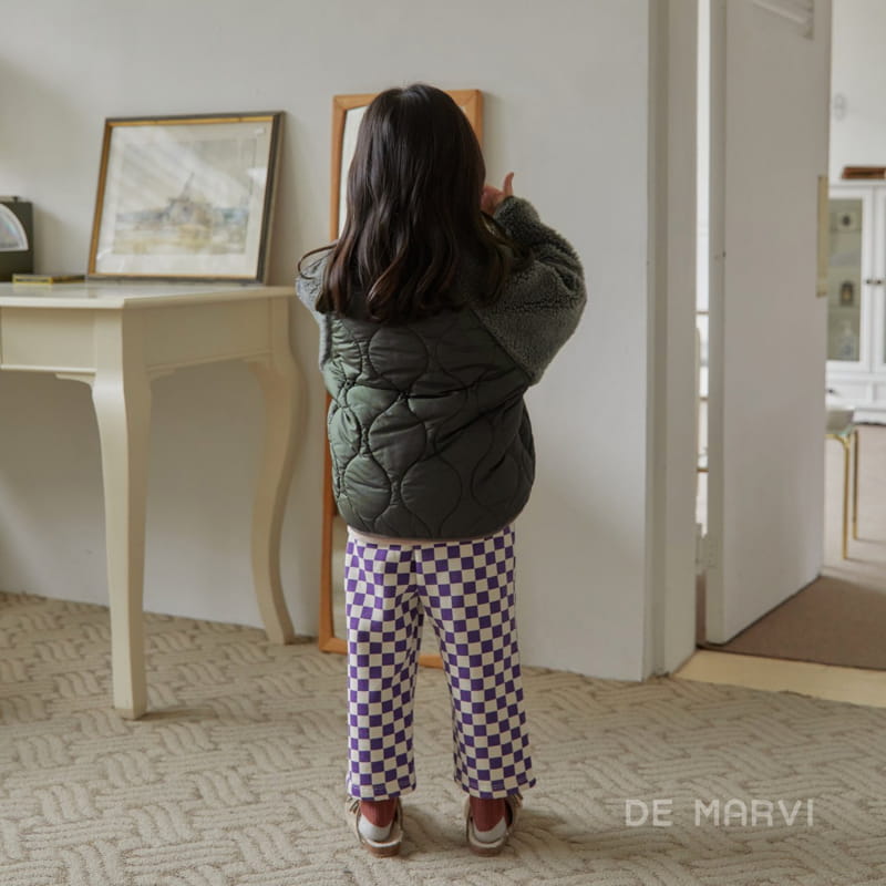 DE MARVI - Korean Children Fashion - #Kfashion4kids - Check Pants - 7