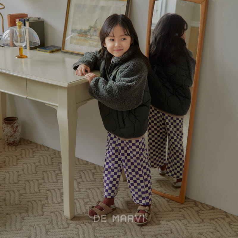 DE MARVI - Korean Children Fashion - #Kfashion4kids - Check Pants - 8