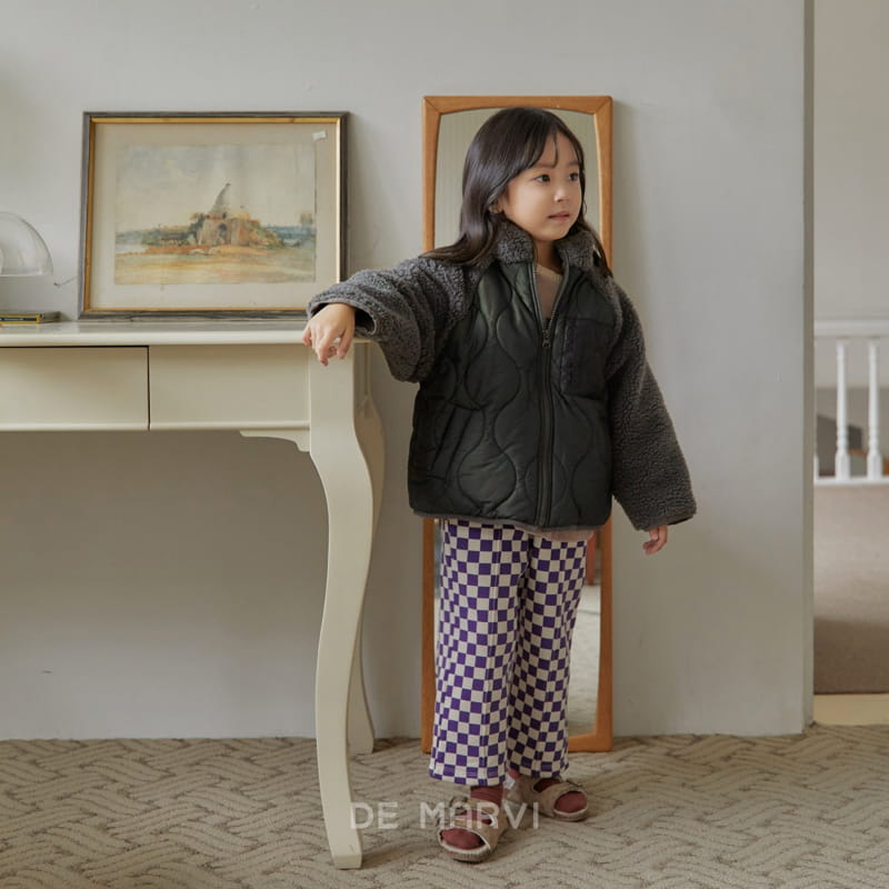DE MARVI - Korean Children Fashion - #Kfashion4kids - Check Pants - 9