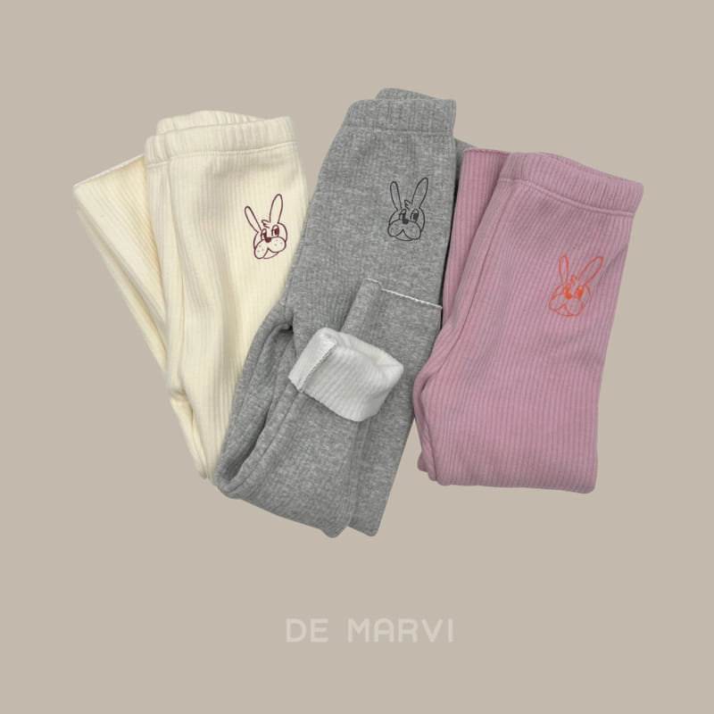 DE MARVI - Korean Children Fashion - #Kfashion4kids - Burnie Fleece Leggings - 12