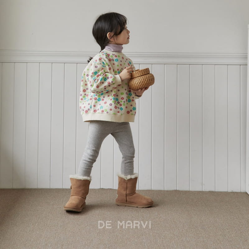 DE MARVI - Korean Children Fashion - #Kfashion4kids - Flower Sweatshirt - 9