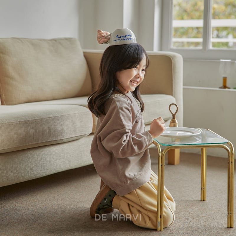 DE MARVI - Korean Children Fashion - #Kfashion4kids - Veloure Tee