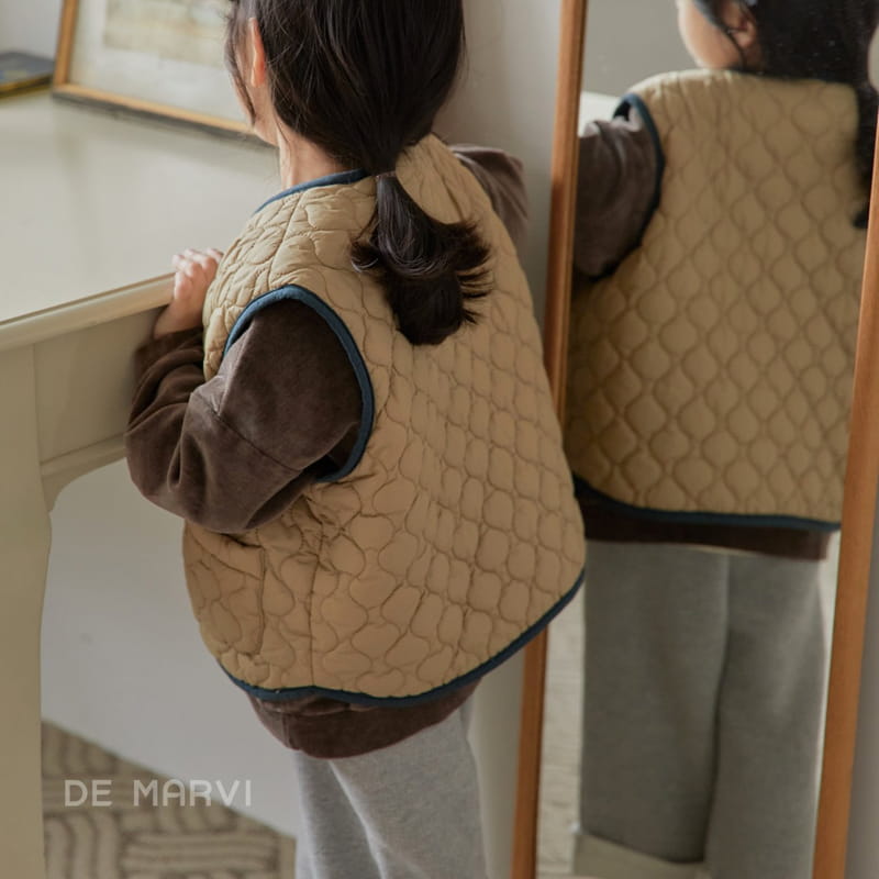 DE MARVI - Korean Children Fashion - #Kfashion4kids - Color Quilting Vest