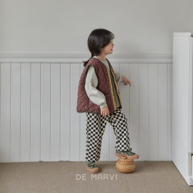 DE MARVI - Korean Children Fashion - #Kfashion4kids - Color Quilting Vest - 11