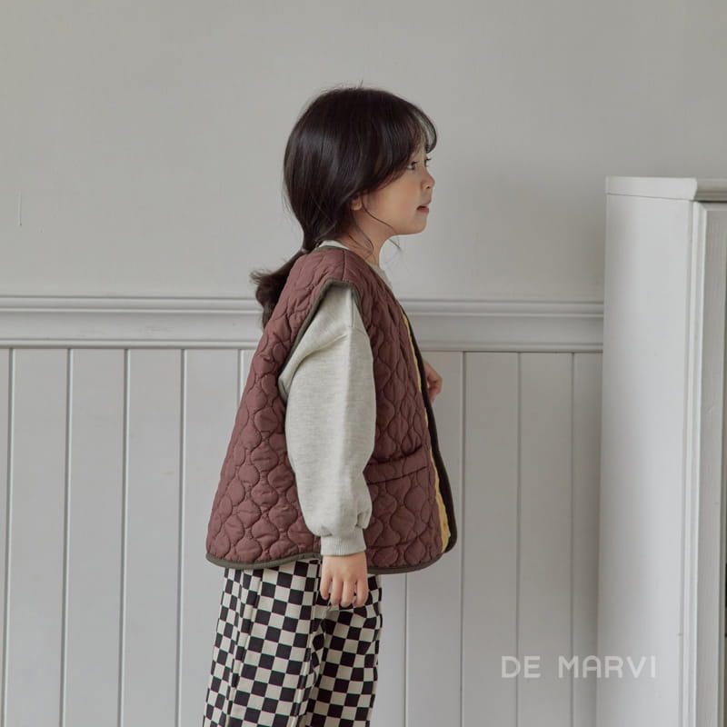 DE MARVI - Korean Children Fashion - #Kfashion4kids - Color Quilting Vest - 12