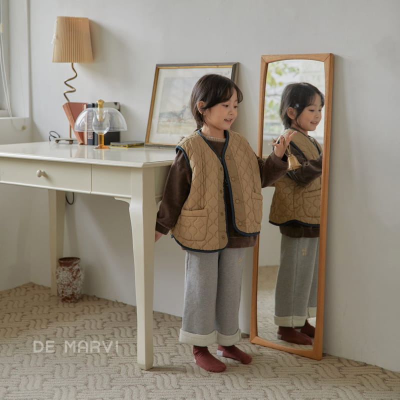 DE MARVI - Korean Children Fashion - #Kfashion4kids - Color Quilting Vest - 2