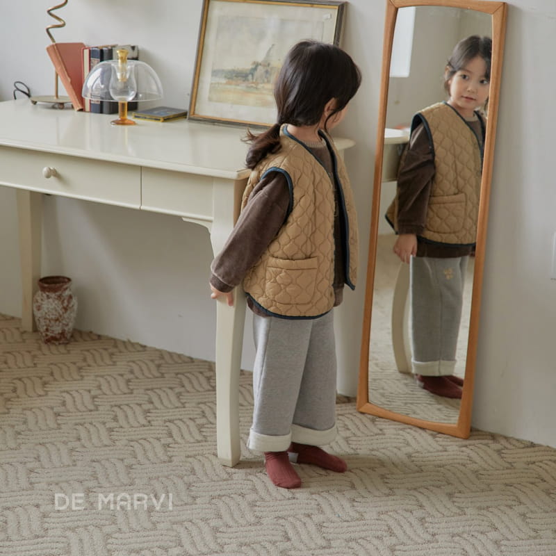 DE MARVI - Korean Children Fashion - #Kfashion4kids - Color Quilting Vest - 3