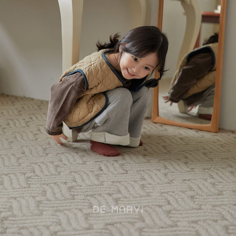 DE MARVI - Korean Children Fashion - #Kfashion4kids - Color Quilting Vest - 4