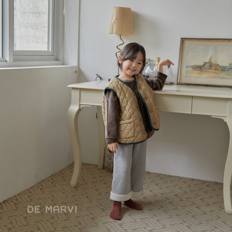 DE MARVI - Korean Children Fashion - #Kfashion4kids - Color Quilting Vest - 5