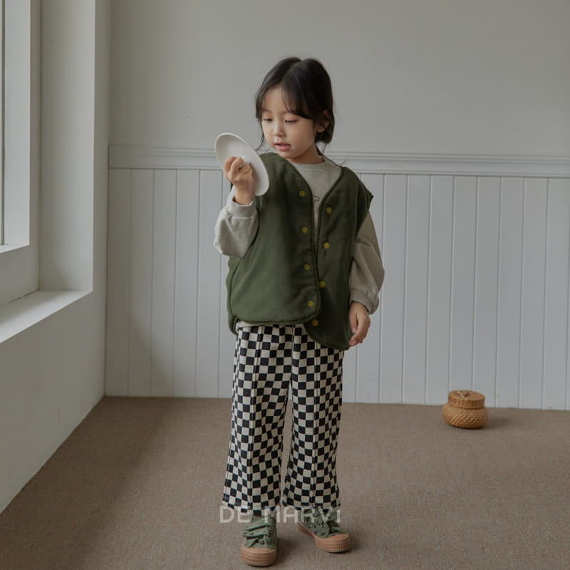 DE MARVI - Korean Children Fashion - #Kfashion4kids - Color Quilting Vest - 6