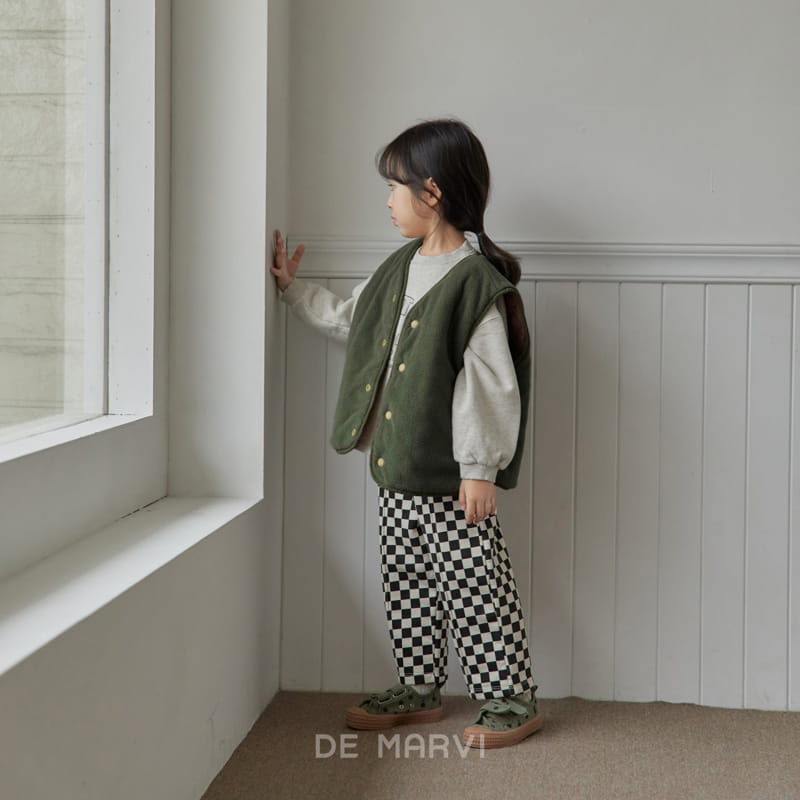 DE MARVI - Korean Children Fashion - #Kfashion4kids - Color Quilting Vest - 9