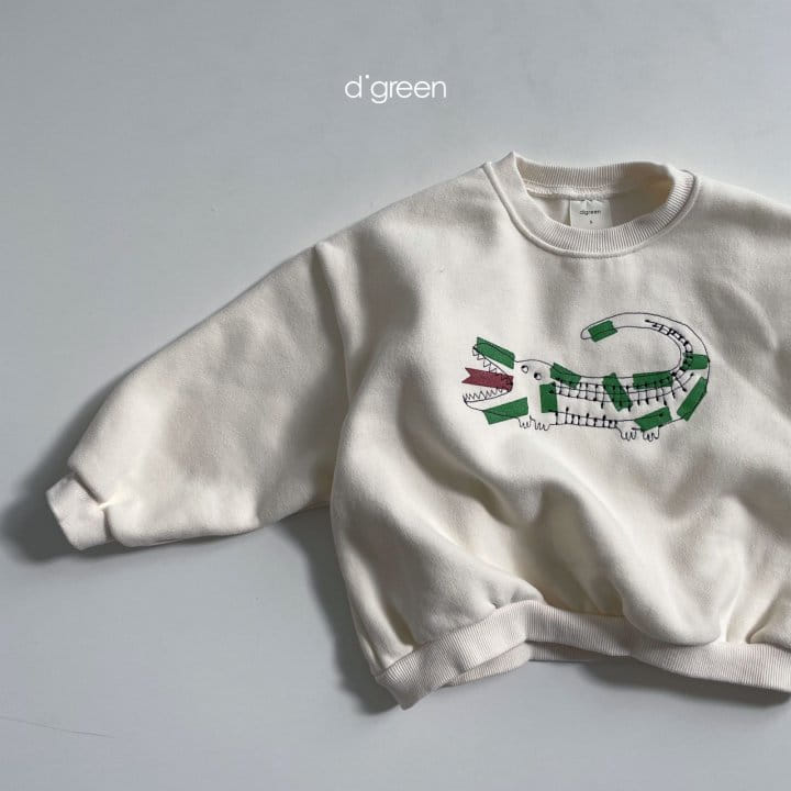 DIGREEN - Korean Children Fashion - #Kfashion4kids - Alligator Sweatshirt - 10