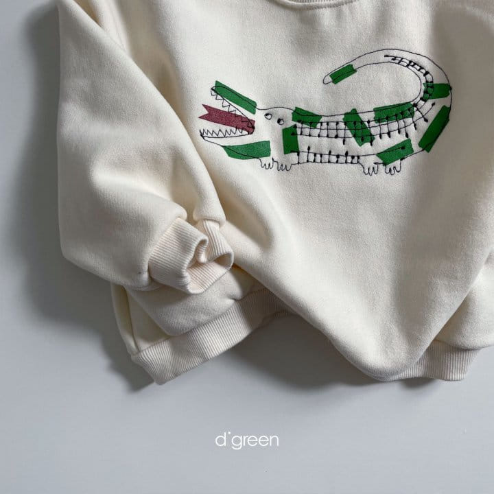 DIGREEN - Korean Children Fashion - #Kfashion4kids - Alligator Sweatshirt - 12