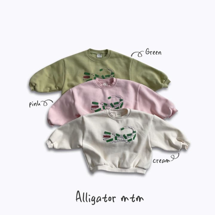 DIGREEN - Korean Children Fashion - #Kfashion4kids - Alligator Sweatshirt - 2